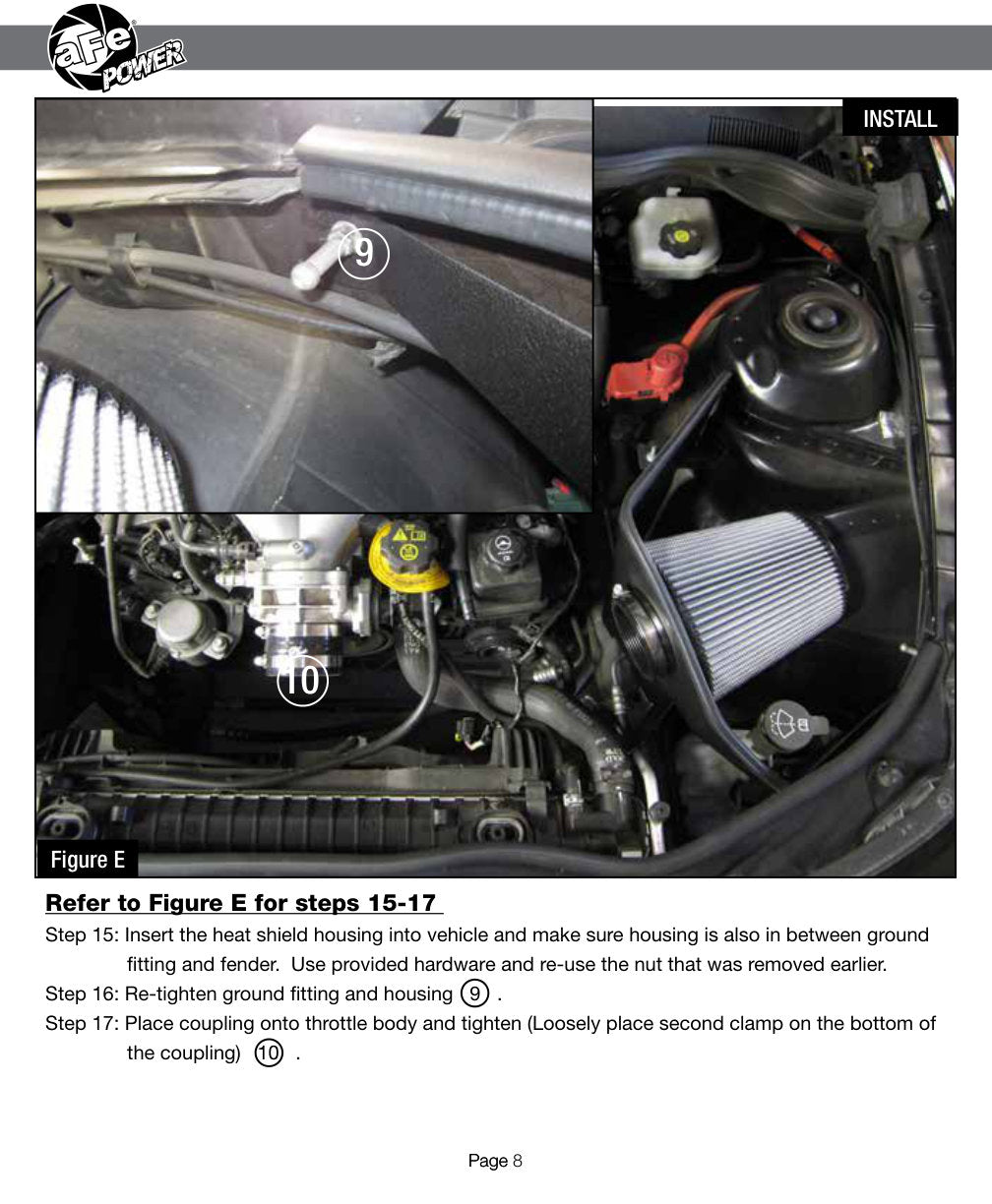 aFe MagnumFORCE Stage-2 Pro 5R Air Intake | Chevy Camaro V6 3.6L 10-15 (54-12382)