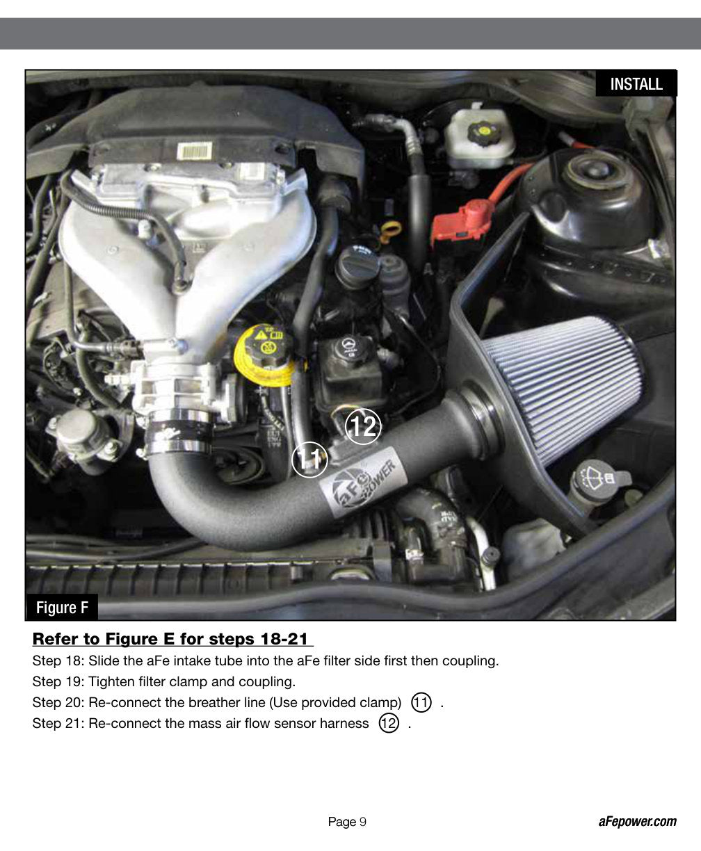 aFe MagnumFORCE Stage-2 Pro 5R Air Intake | Chevy Camaro V6 3.6L 10-15 (54-12382)