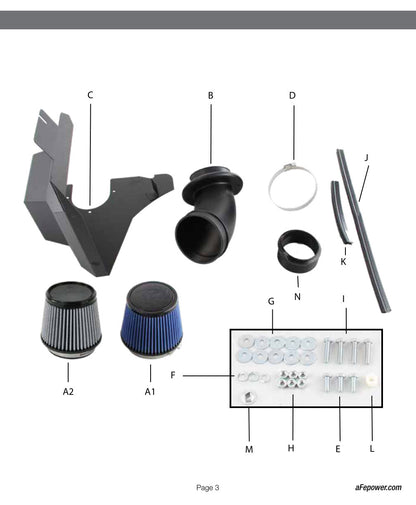 aFe Magnum FORCE Stage-2 Cold Air Intake | BMW 3 Series E36 (92-99) (54-12392)