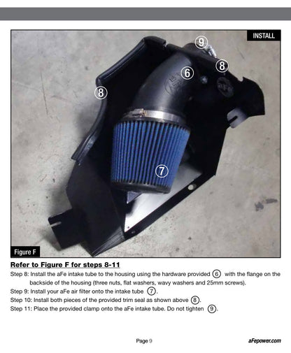 aFe Magnum FORCE Stage-2 Cold Air Intake | BMW 3 Series E36 (92-99) (54-12392)