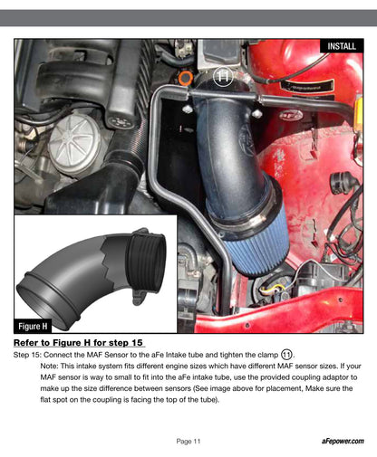 aFe Magnum FORCE Stage-2 Cold Air Intake | BMW 3 Series E36 (92-99) (54-12392)