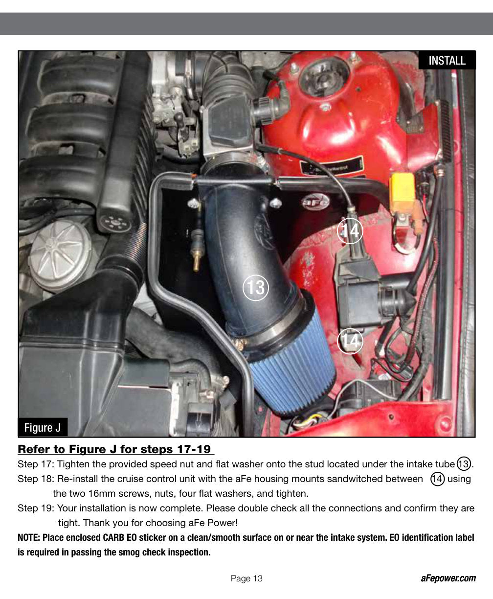 aFe Magnum FORCE Stage-2 Cold Air Intake | BMW 3 Series E36 (92-99) (54-12392)