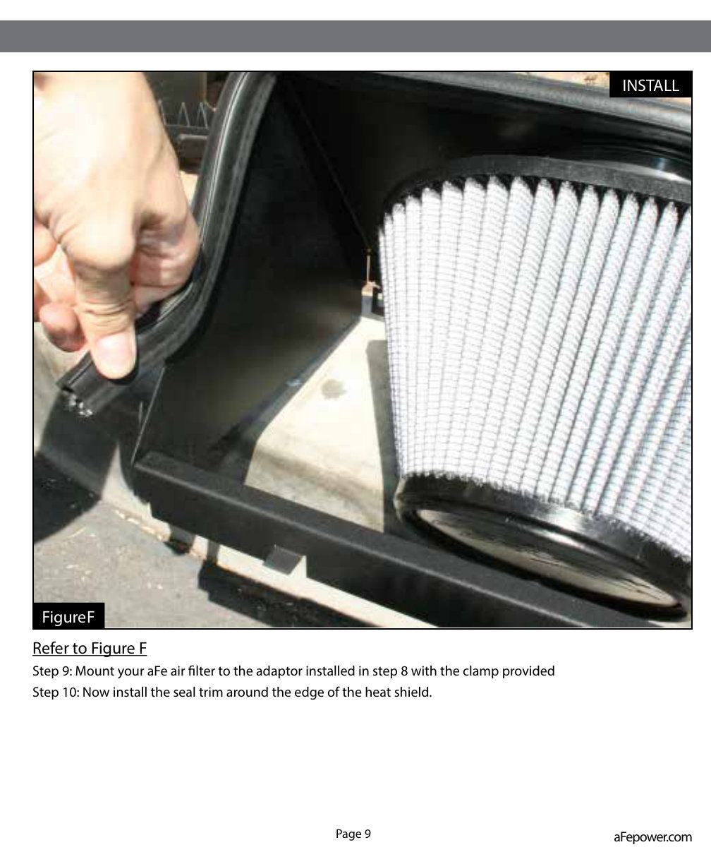 aFe Magnum FORCE Stage-2 CAI w/ Pro 5R Filter Dodge Ram 09-24 (54-12402)