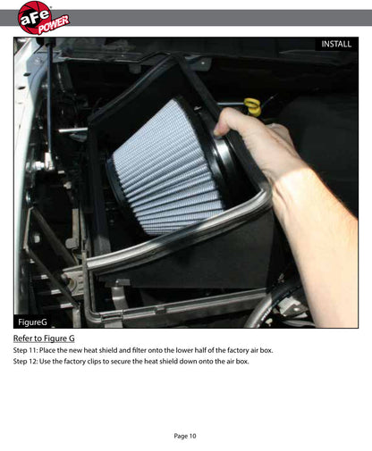 aFe Magnum FORCE Stage-2 CAI w/ Pro 5R Filter Dodge Ram 09-24 (54-12402)
