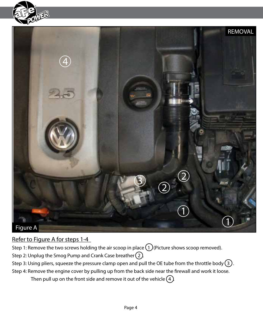 aFe Magnum FORCE Stage-2 Cold Air Intake | VW Jetta/Golf/Rabbit (MKV) (54-12432)