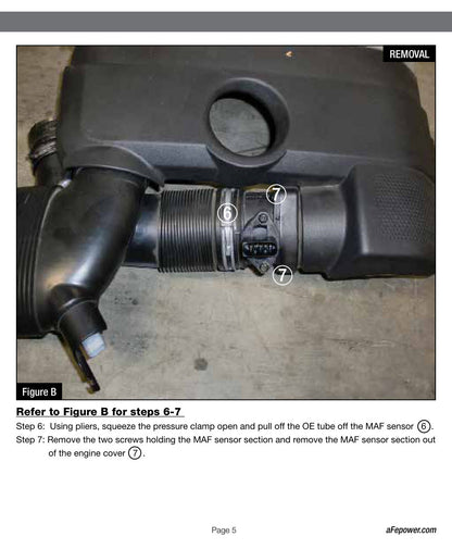 aFe Magnum FORCE Stage-2 Cold Air Intake F&R | VW Jetta/Golf/Rabbit MKV 2.5L (06-08) (54-12442)