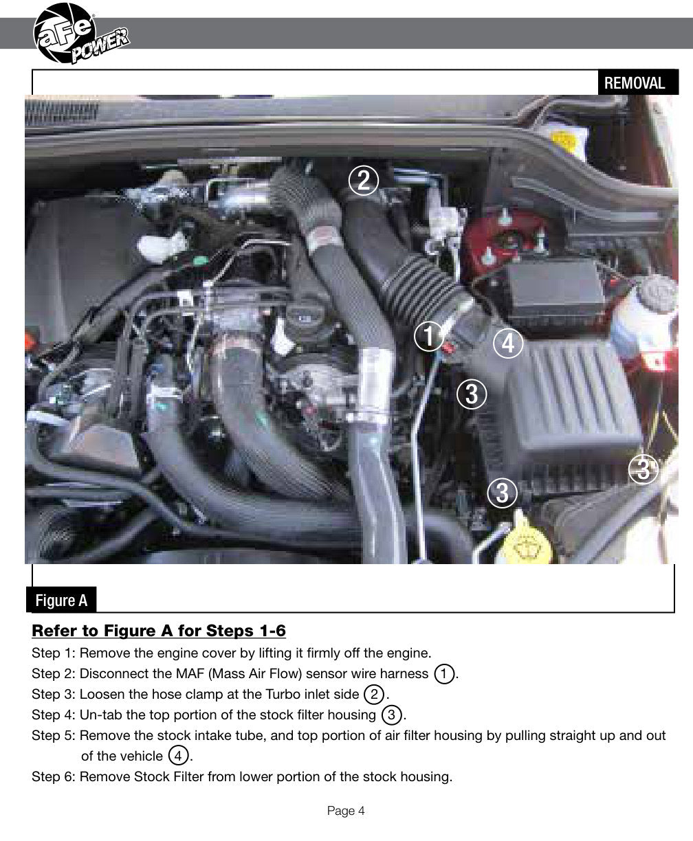 aFe MagnumFORCE Stage-2 PRO 5R Intake System | Jeep Cherokee V6 3.0L EcoDiesel (14+) (54-12472)