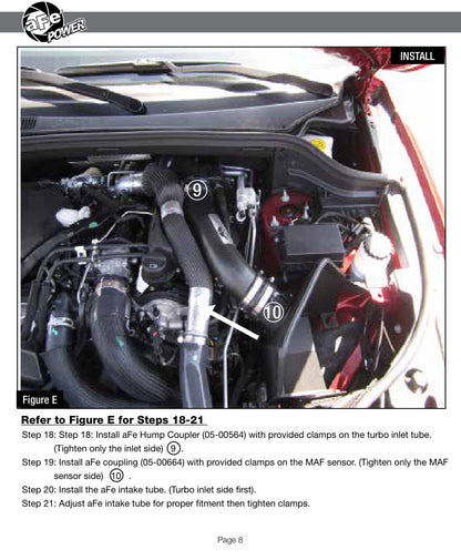 aFe MagnumFORCE Stage-2 PRO 5R Intake System | Jeep Cherokee V6 3.0L EcoDiesel (14+) (54-12472)