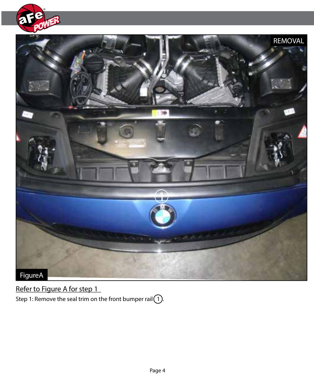 aFe Magnum FORCE Intake System Carbon Fiber Scoops | BMW F10 M5/12-18 M6 (54-12489-C)
