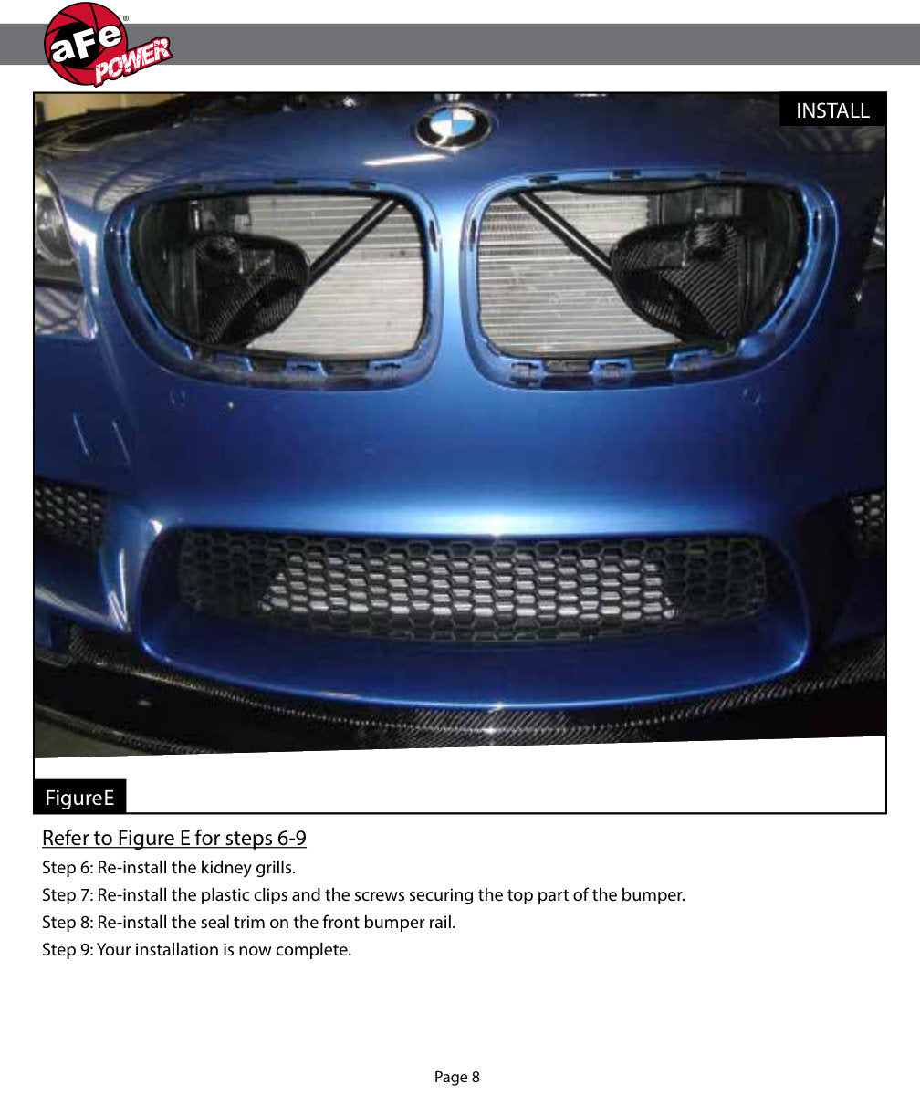 aFe Magnum FORCE Intake System Carbon Fiber Scoops | BMW F10 M5/12-18 M6 (54-12489-C)