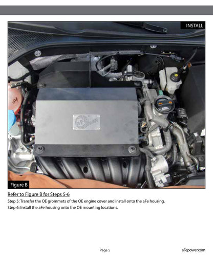 aFe Magnum FORCE Stage-2 Cold Air Intake F&R | VW Jetta/Golf/Passat/Beetle 2.5L (09-14) (54-12492)