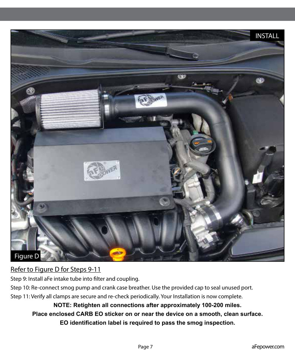 aFe Magnum FORCE Stage-2 Cold Air Intake F&R | VW Jetta/Golf/Passat/Beetle 2.5L (09-14) (54-12492)