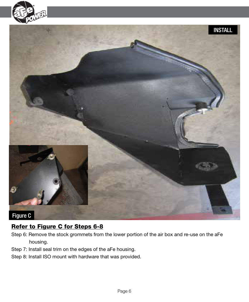 aFe Magnum FORCE Stage-2 Cold Air Intake Jeep GC (93-98) I6-4.0L (54-12562) | (SPF5412562)