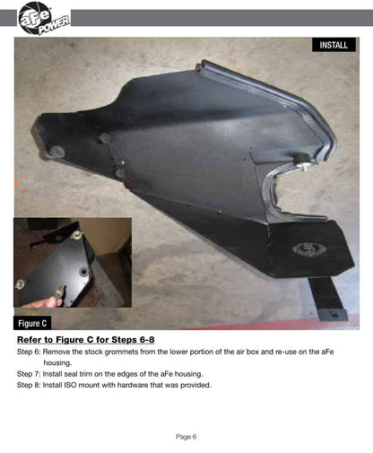 aFe Magnum FORCE Stage-2 Cold Air Intake Jeep GC (93-98) I6-4.0L (54-12562) | (SPF5412562)
