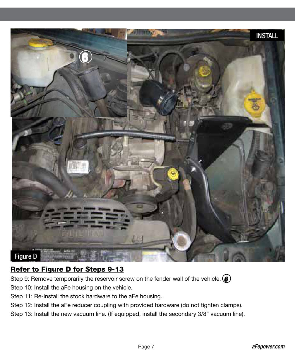 aFe Magnum FORCE Stage-2 Cold Air Intake Jeep GC (93-98) I6-4.0L (54-12562) | (SPF5412562)