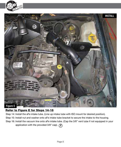 aFe Magnum FORCE Stage-2 Cold Air Intake Jeep GC (93-98) I6-4.0L (54-12562) | (SPF5412562)