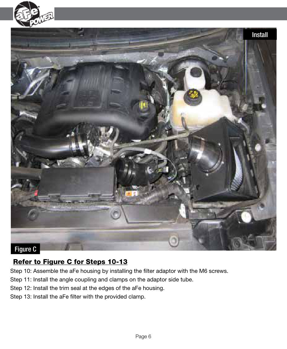 aFe MagnumFORCE Stage-2 Cold Air Intake | Ford F-150 V6 3.7L (11-14) (54-12592) (SPF5412592)
