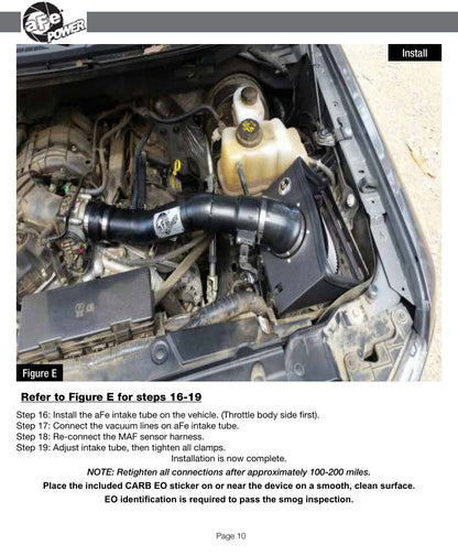 aFe MagnumFORCE Stage-2 Cold Air Intake | Ford F-150 V6 3.7L (11-14) (54-12592) (SPF5412592)