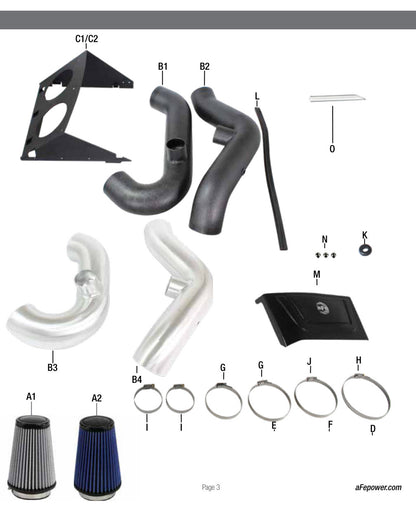 aFe Magnum FORCE Stage-2 Cold Air Intake Ford F-150 (16) V6/V8 (54-12642-1B) | (SPF54126421B)