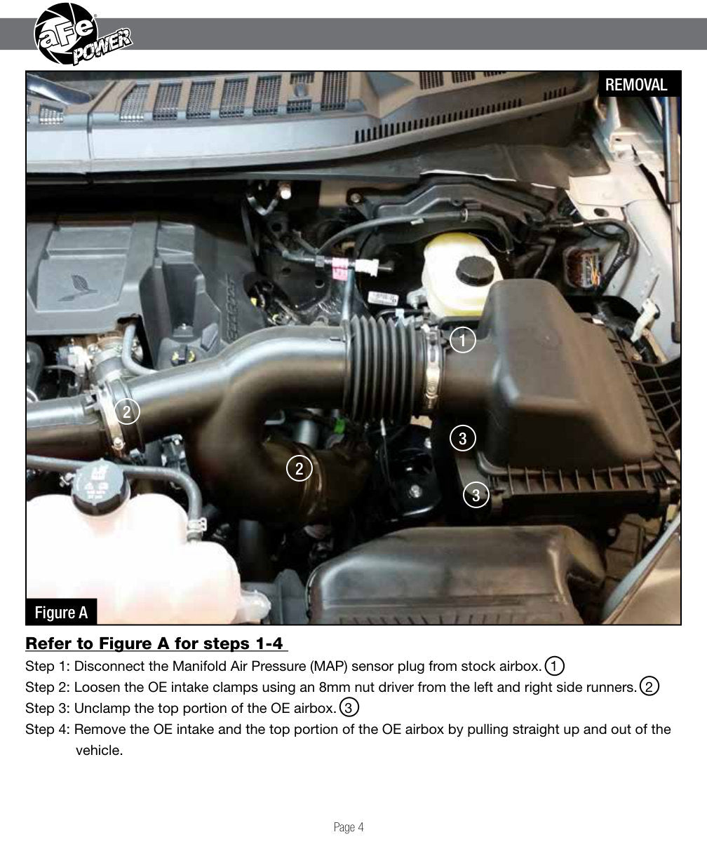 aFe Magnum FORCE Stage-2 Cold Air Intake Ford F-150 (16) V6/V8 (54-12642-1B) | (SPF54126421B)