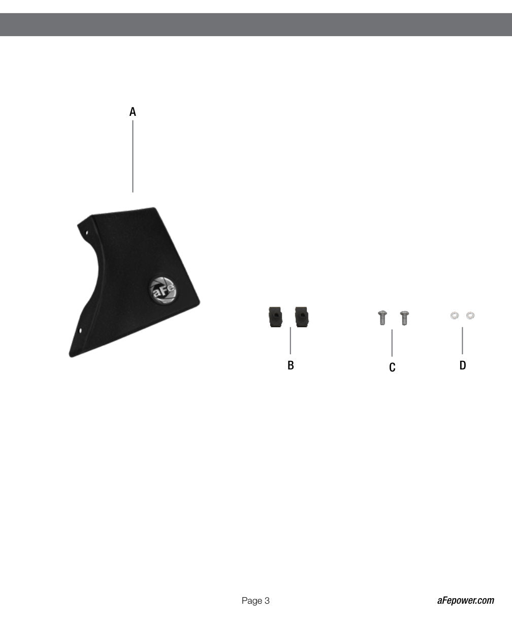 aFe MagnumFORCE Stage-2 P5R Intake Cover | Audi A3/S3 (15) (54-12678-B)