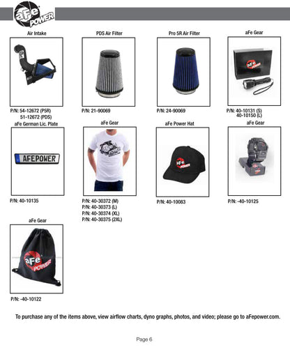 aFe MagnumFORCE Stage-2 P5R Intake Cover | Audi A3/S3 (15) (54-12678-B)