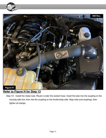 aFe Magnum FORCE Stage-2 Cold Air Intake Ford F-150 (15) V8 5.0L (54-12742) | (SPF5412742)