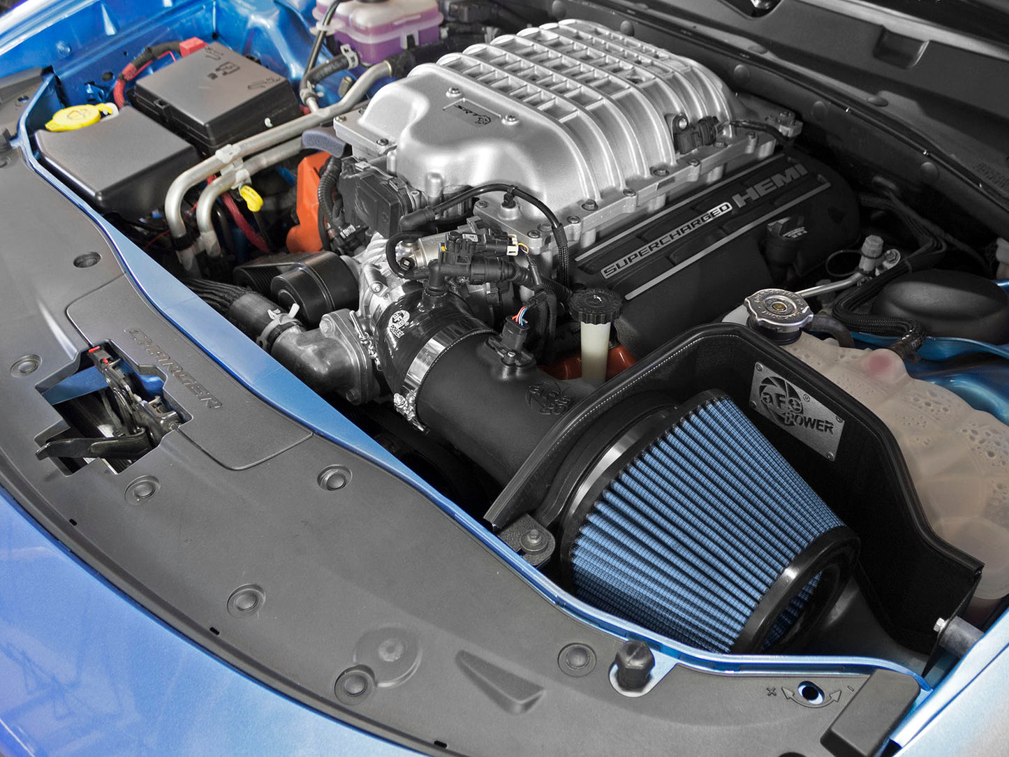 aFe Magnum FORCE Stage-2 CAI w/ Pro 5R | Dodge Charger/Challenger Hellcat (15-16) (SPF54-12802)