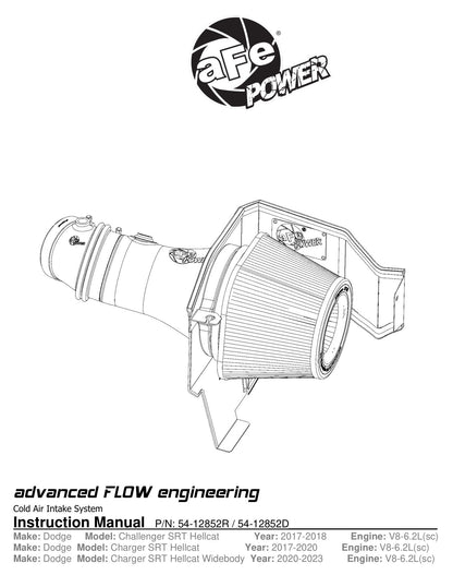 aFe Magnum FORCE Stage-2XP Cold Air Intake System w/ Pro DRY S Filter Media Black | (54-12852D)