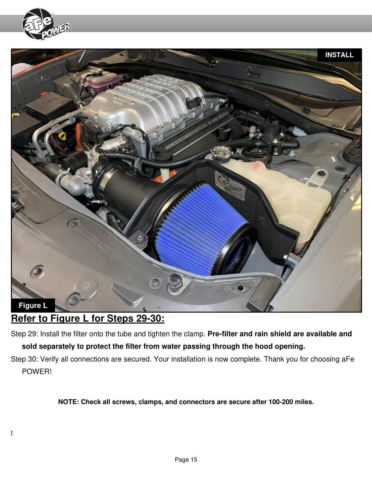 aFe Magnum FORCE Stage-2XP Cold Air Intake | Dodge Challenger/Charger (17-20) (54-12852R)