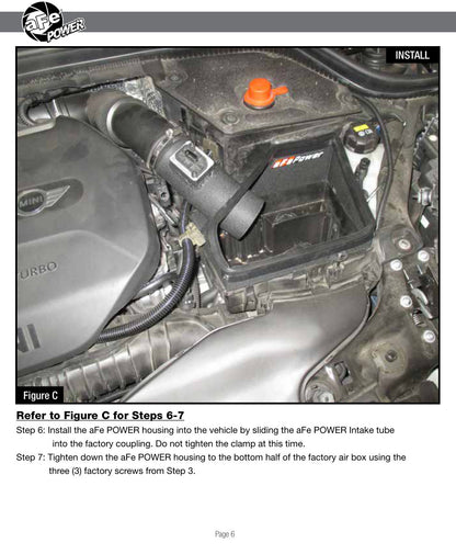 aFe Magnum Force Stage-2 Pro 5R Cold Air Intake | Mini Cooper S F55/F56 2015-17 (54-12862)