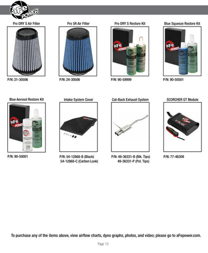 aFe Magnum Force Stage-2 Pro 5R Cold Air Intake | Mini Cooper S F55/F56 2015-17 (54-12862)