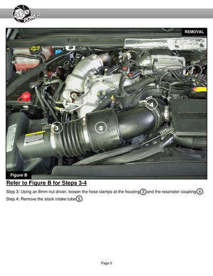 aFe Magnum FORCE Stage-2 Pro 5R Cold Air Intake | GM Silverado/Sierra 2500HD/3500HD (17-19) (54-12902R)
