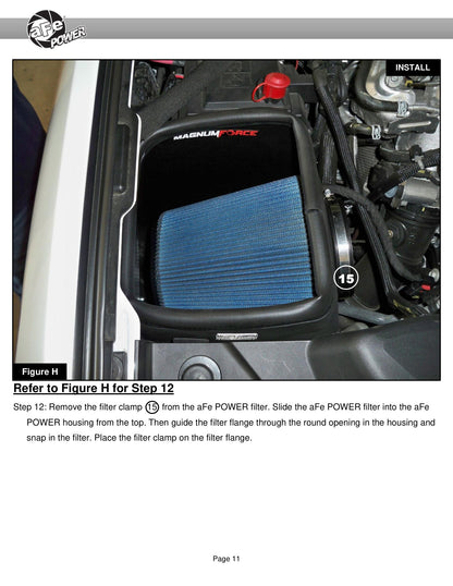 aFe Magnum FORCE Stage-2 Pro 5R Cold Air Intake | GM Silverado/Sierra 2500HD/3500HD (17-19) (54-12902R)