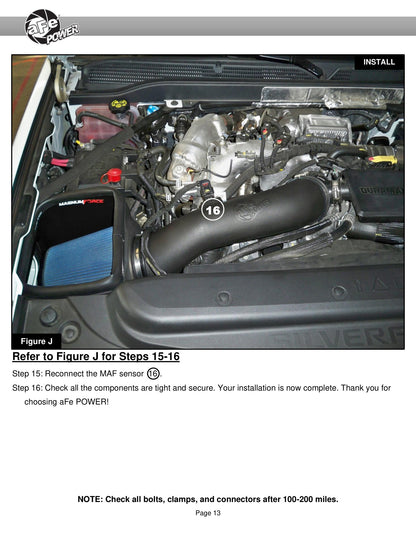 aFe Magnum FORCE Stage-2 Pro 5R Cold Air Intake | GM Silverado/Sierra 2500HD/3500HD (17-19) (54-12902R)