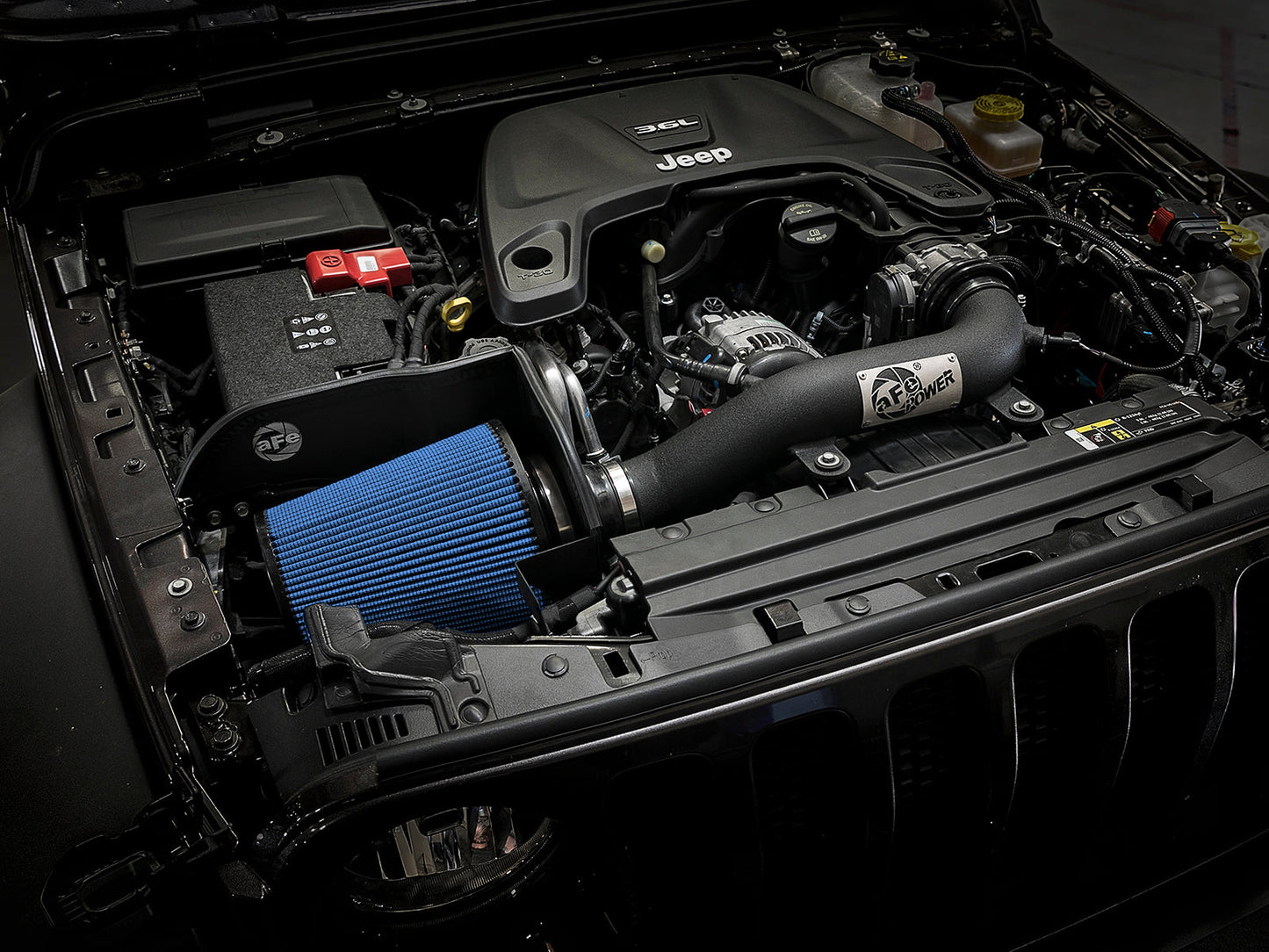 aFe Power Magnum FORCE Stage-2 XP Pro 5R Cold Air Intake System 2018+ Jeep Wrangler (JL) V6 3.6L (54-13002-B)