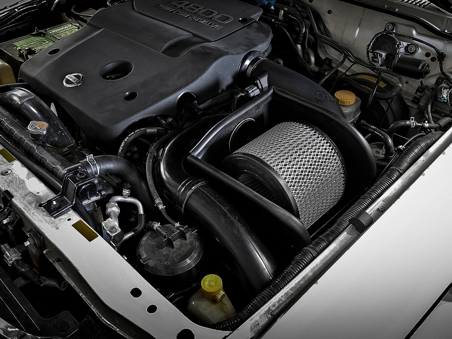 aFe 54-13012D Magnum FORCE Stage-2 Pro DRY S Cold Air Intake For Nissan Patrol
