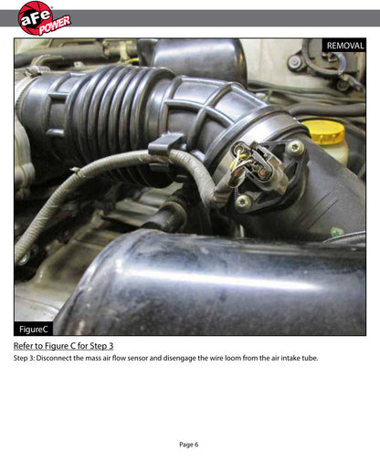 aFe Magnum FORCE Stage-2 Pro-GUARD 7 Cold Air Intake System 01-16 Nissan Patrol (Y61) I6 4.8L