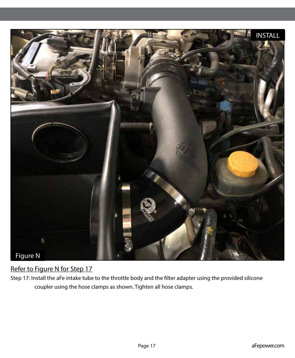 aFe Magnum FORCE Stage-2 Pro-GUARD 7 Cold Air Intake System 01-16 Nissan Patrol (Y61) I6 4.8L