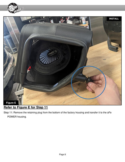 aFe 6.6L V8 MagnumFORCE Stage-2 Pro DRY S Intake | GM Silverado/Sierra 2500/3500HD (54-13016D)