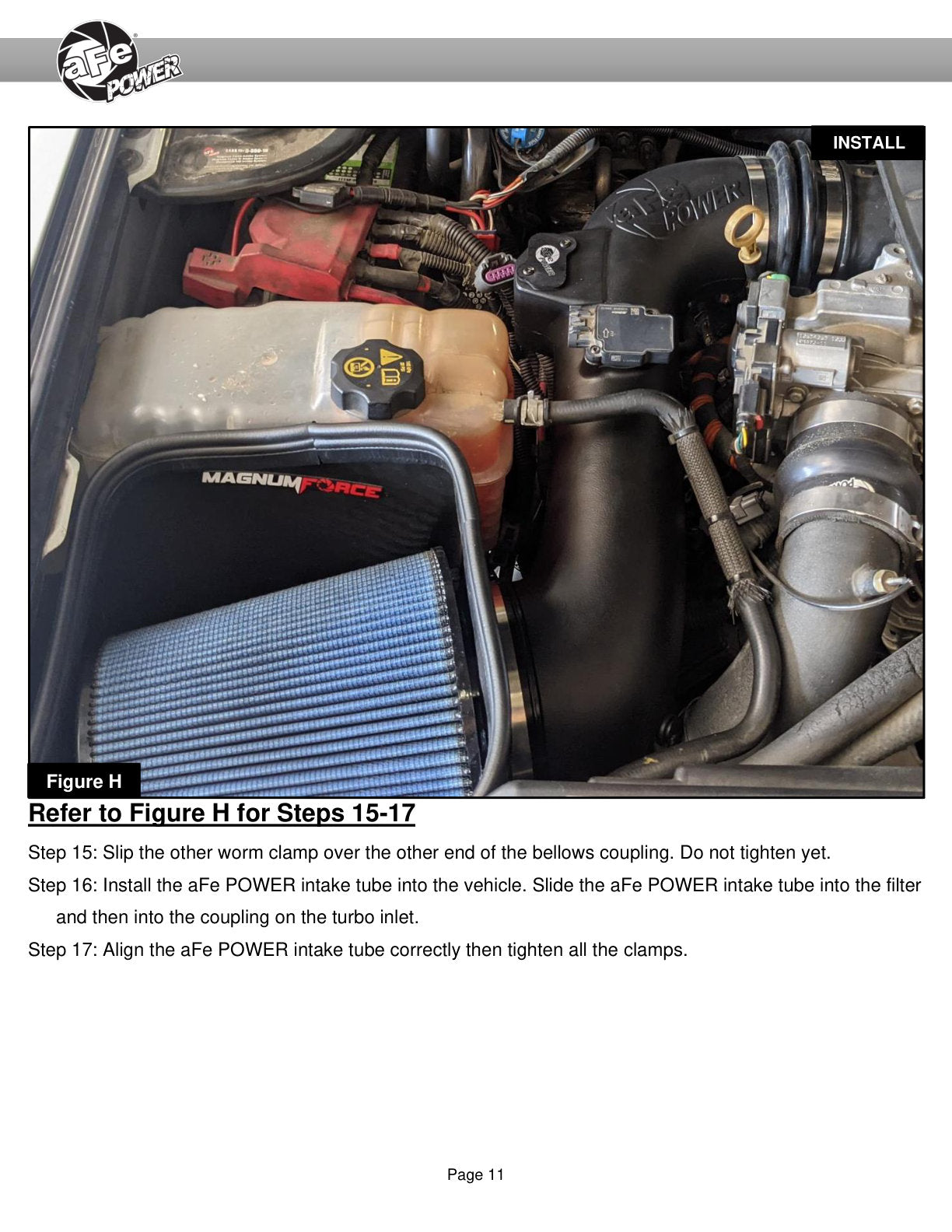 aFe 6.6L V8 MagnumFORCE Stage-2 Pro DRY S Intake | GM Silverado/Sierra 2500/3500HD (54-13016D)