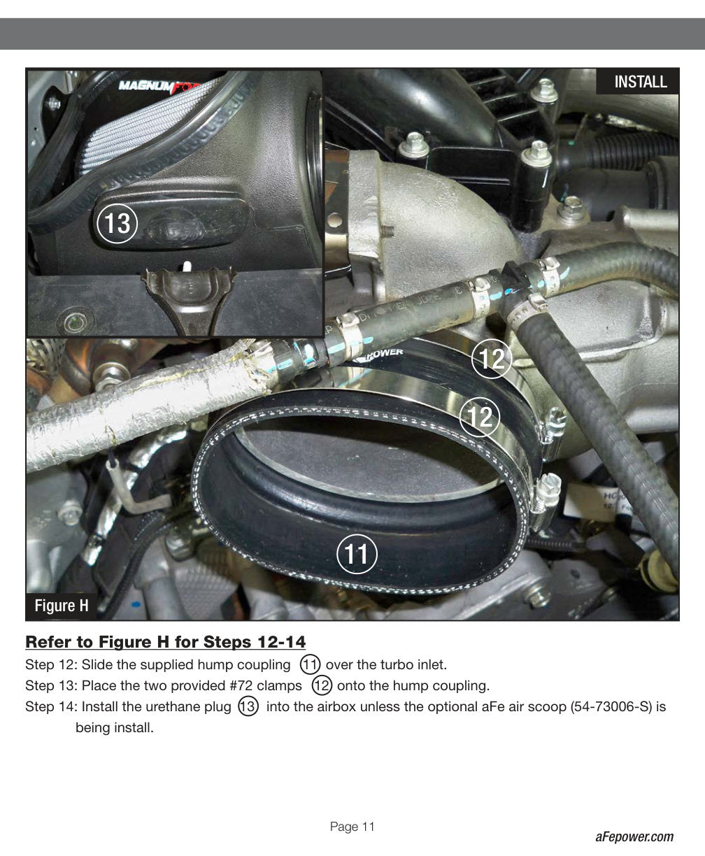 aFe Magnum FORCE Stage-2 Pro 5R Cold Air Intake | Ford Diesel Trucks V8 6.7L (17-18) (54-13017R)