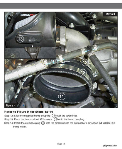 aFe Magnum FORCE Stage-2 Pro 5R Cold Air Intake | Ford Diesel Trucks V8 6.7L (17-18) (54-13017R)