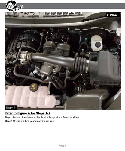 aFe Magnum FORCE Stage-2 Pro 5R Cold Air Intake | Ford F-150 V6-3.3L 2018 (54-13019R)