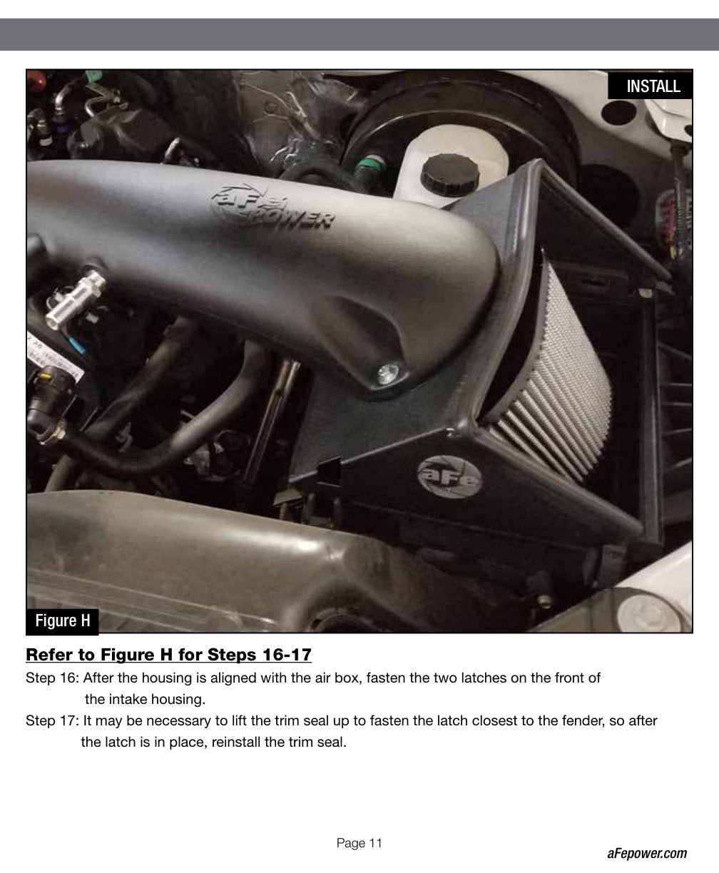 aFe Magnum FORCE Stage-2 Pro 5R Cold Air Intake | Ford F-150 V6-3.3L 2018 (54-13019R)