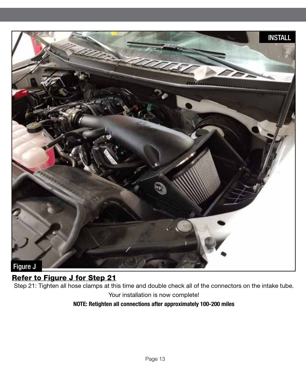 aFe Magnum FORCE Stage-2 Pro 5R Cold Air Intake | Ford F-150 V6-3.3L 2018 (54-13019R)
