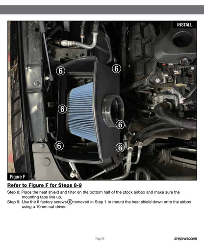 aFe Magnum FORCE Stage-2 Pro 5R Cold Air Intake System | RAM 1500 (19) V8-5.7L HEMI (54-13020R)