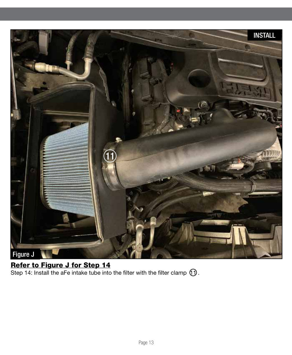 aFe Magnum FORCE Stage-2 Pro 5R Cold Air Intake System | RAM 1500 (19) V8-5.7L HEMI (54-13020R)