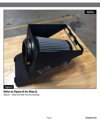 aFe MagnumFORCE Stage-2 Pro 5R Air Intake | Ford Taurus SHO Twin Turbo V6 3.5L (54-13025R)