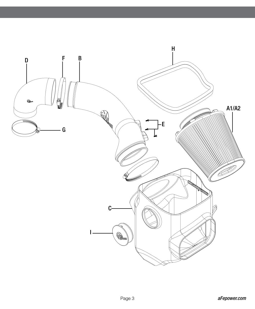 aFe Magnum FORCE Stage-2 Cold Air Intake w/ Pro DRY S | Nissan Titan XD 16-19 V8-5.0L (54-13026D)